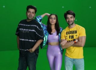Sara Ali Khan dons latex co-ords and a bomber jacket as she shoots with directors Collin D’Cunha and Punit Malhotra