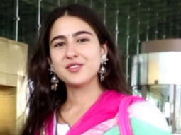 Sara Ali Khan spotted at airport in white salwar