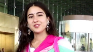 Sara Ali Khan spotted at airport in white salwar