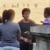 Shah Rukh Khan and Rajkumar Hirani are engrossed in a conversation on the sets of Dunki in Budapest in new leaked photo
