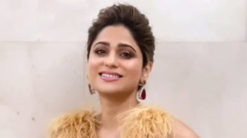 Shamita Shetty rocks the shimmery outfit with ease