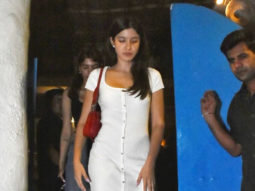 Shanaya Kapoor and Khushi Kapoor snapped post dinner