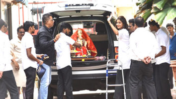 Shilpa Shetty and Raj Kundra perform Ganesh aarti before Bappa’s arrival