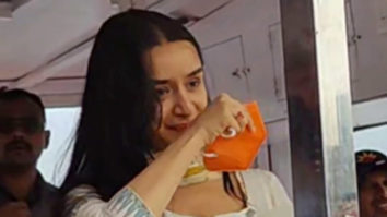 Shraddha Kapoor flashes her warm cheerful smile for the paps