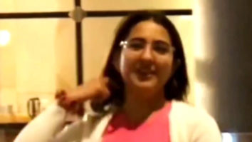 Spotted Sara Ali Khan at Mumbai airport