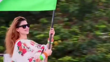 Urvashi Rautela shares a video hoisting Indian flag
