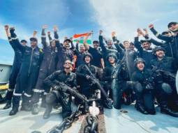 Kartik Aaryan spends a day with Indian Navy officers, calls them ‘real heroes’ as he dances and makes roti with them, watch videos