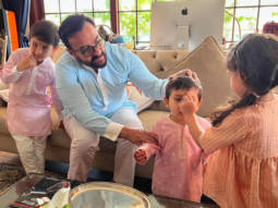 Taimur Ali Khan and Jeh follow ‘Rakshabandhan’ tradition with sister Inaaya Naumi Kemmu; Soha Ali Khan and Saif Ali Khan enjoy the day with them