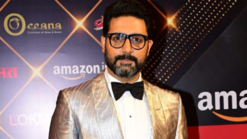 Abhishek Bachchan looks dapper in a metallic suit