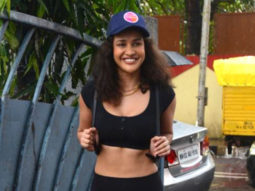 Aisha Sharma flashes her perfect smile for paps