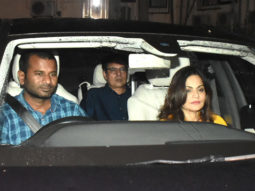 Alvira Khan and Atul Agnihotri arrive for Chunky Pandey’s birthday party
