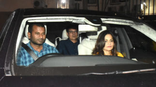 Alvira Khan and Atul Agnihotri arrive for Chunky Pandey’s birthday party