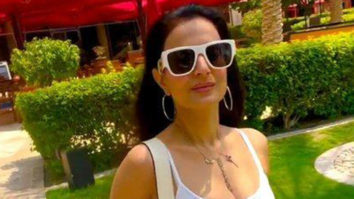 Ameesha Patel enjoys a peaceful stroll in Bahrain
