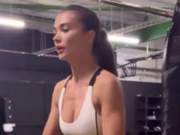 Amy Jackson radiates major fitness goals