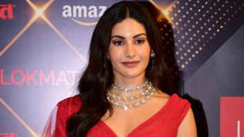 Amyra Dastur arrives at Lokmat Awards in gorgeous red lehenga