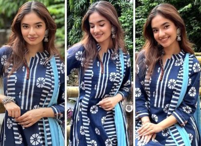 413px x 300px - Anushka Sen is keeping it desi in blue anarkali worth Rs. 4900 in her  latest pictures : Bollywood News - Bollywood Hungama