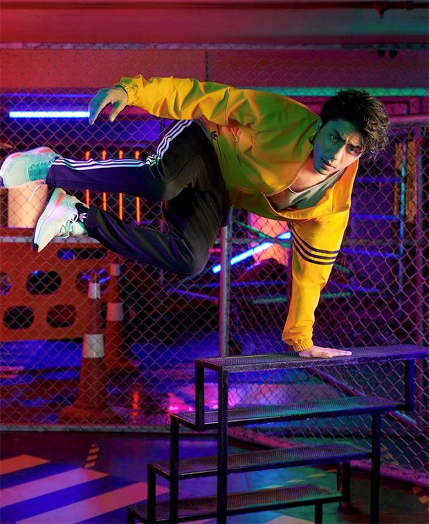 Aryan Khan flexes newly launched Adidas Originals collection; Shah Rukh Khan says 'T-shirt is mine'