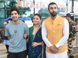Brahmastra: Ranbir Kapoor, Alia Bhatt and Ayan Mukerji stopped by Bajrang Dal from entering Ujjain temple; police charge protesters 