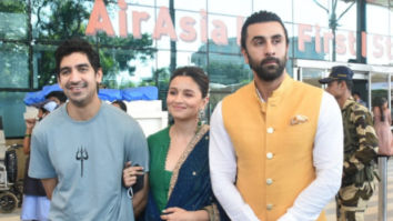 Brahmastra: Ranbir Kapoor, Alia Bhatt and Ayan Mukerji stopped by Bajrang Dal from entering Ujjain temple; police charge protesters 