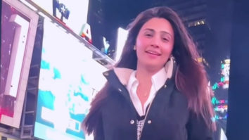 Daisy Shah has a fun time in New York’s time square