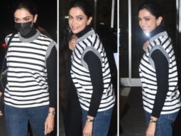 Deepika Padukone recovers from health scare; heads to airport in sweater vest and blue jeans