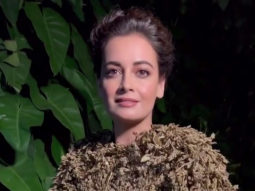 Dia Mirza honours artisans by wearing a sustainable outfit for Filmfare Awards