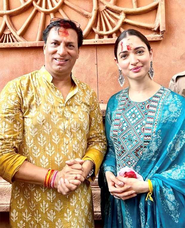 Fashion Faceoff: Rashmika Mandanna or Tamannaah, who wore this elegant blue sharara set by Label Anushree better? Fashion Faceoff: Rashmika Mandanna or Tamannaah, who wore this elegant blue sharara set by Label Anushree better?