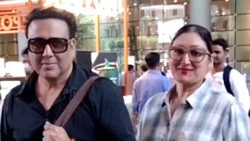 Govinda spotted with wife Sunita at the airport
