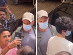 Hrithik Roshan gets angry after a fan pushes him, his son to get a selfie: ‘Kya kar raha hai tu?’