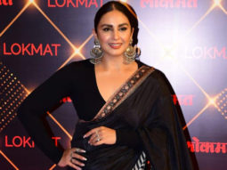 Huma Qureshi nails the black saree look with ease