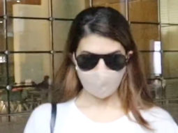 Jacqueline Fernandez snapped in a comfy casual look