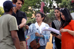 On the sets of the movie Kahani Rubber Band Ki