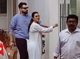 Kajol snapped in the city sporting a simple white kurti
