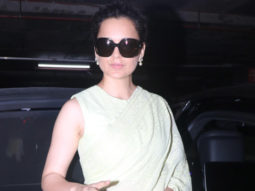 Kangana Ranaut chit-chats with paps at the airport