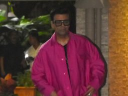Karan Johar donned his signature funky style at Chunky Pandey’s party