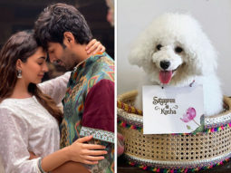 Kartik Aaryan gets best wishes from his pet dog Katori for Satyaprem Ki Katha shoot, see adorable photos