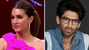 Koffee With Karan 7: Karan Johar asks Kriti Sanon if something is brewing between her and Aditya Roy Kapur: ‘We caught the canoodling in a corner’