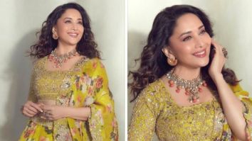 Madhuri Dixit in Prints by Radhika’s green floral lehenga set worth Rs. 1 Lakh epitomises elegance and style