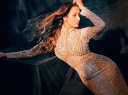 Malaika Arora exudes glitz and glam in a gold shimmering body-con gown