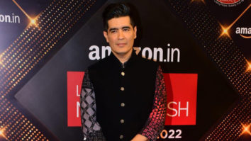 Manish Malhotra smiles for paps as he arrives for Lokmat Awards