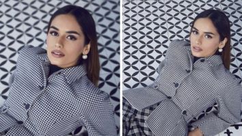 Manushi Chhillar nails fall fashion with her checkered Dior outfit