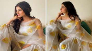 Mouni Roy looks festive as she twirls in floral-print ethnic outfit worth Rs. 25K on Ganesh Chaturthi