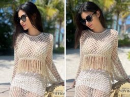 Mouni Roy stuns in white lace co-ord set worth Rs. 21K as she shares sun-kissed photos from Maldives