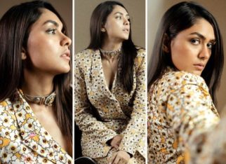 Mrunal Thakur slays in classy floral co-ord set for Sita Ramam promotions