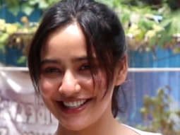 Neha Sharma smiles for paps as she gets snapped outside her gym