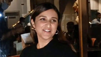 Parineeti Chopra snapped at Mizu in black outfit