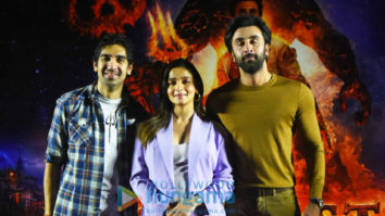 Photos: Alia Bhatt, Ranbir Kapoor and Ayan Mukerji promote Brahmastra in Delhi