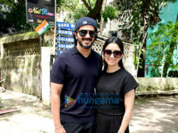 Photos: Dulquer Salmaan, wife Amal Sufiya snapped in Juhu