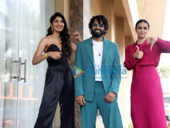 Photos: Gul Panag, Samridhi Dewan, and Vaibhav Raj Gupta snapped promoting their show Good Bad Girl