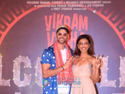 Photos: Hrithik Roshan, Radhika Apte and others attend the song launch of ‘Alcoholia’ from their film Vikram Vedha